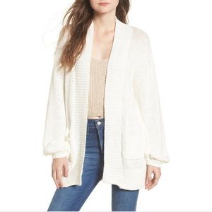 BP. Blouson Sleeve Knit Cardigan